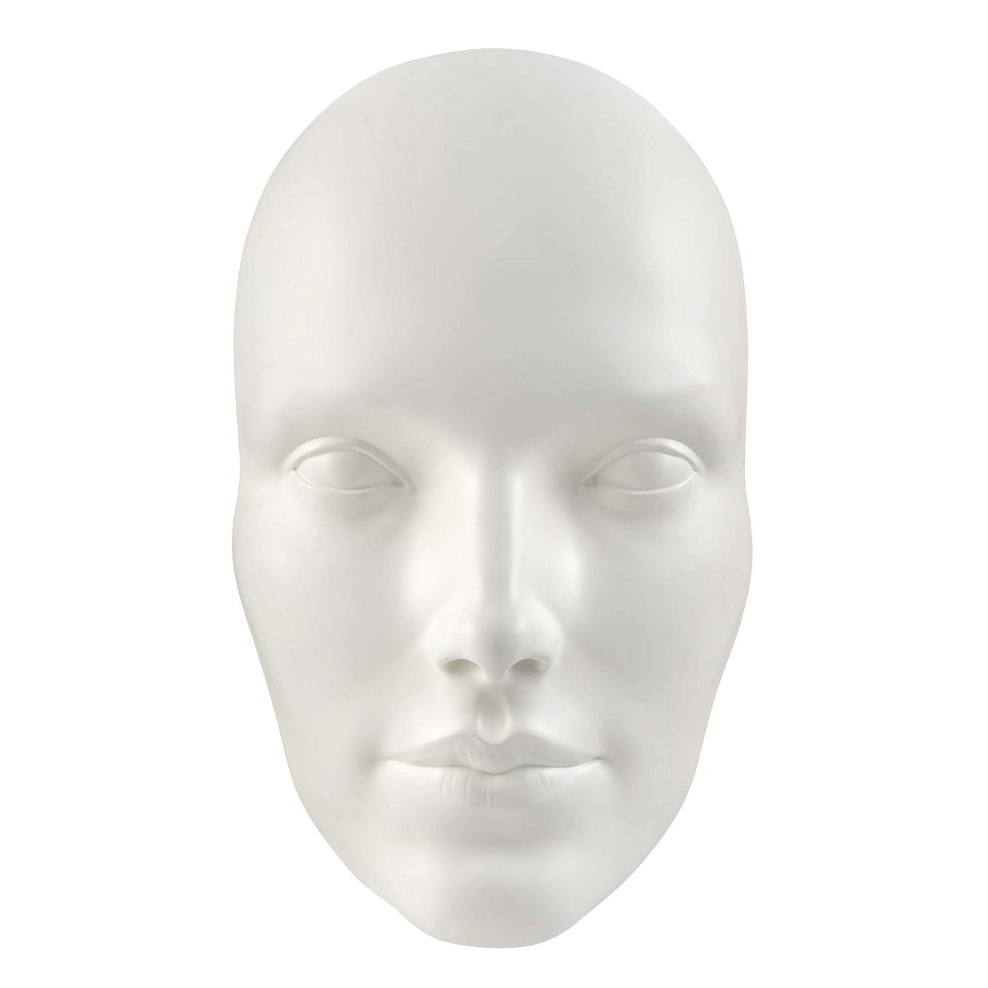 Sumerian Feminine Face // Matte White