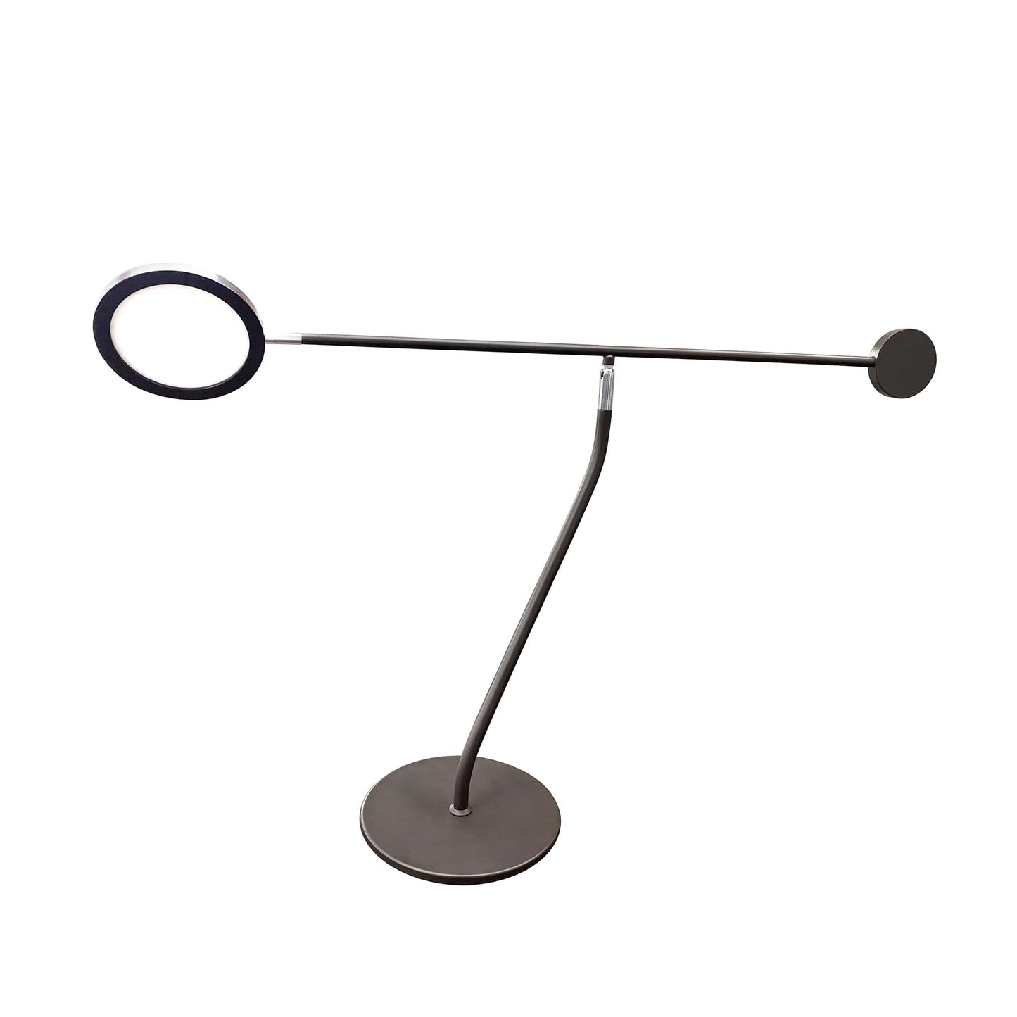 Table Lamp Black and Chrome