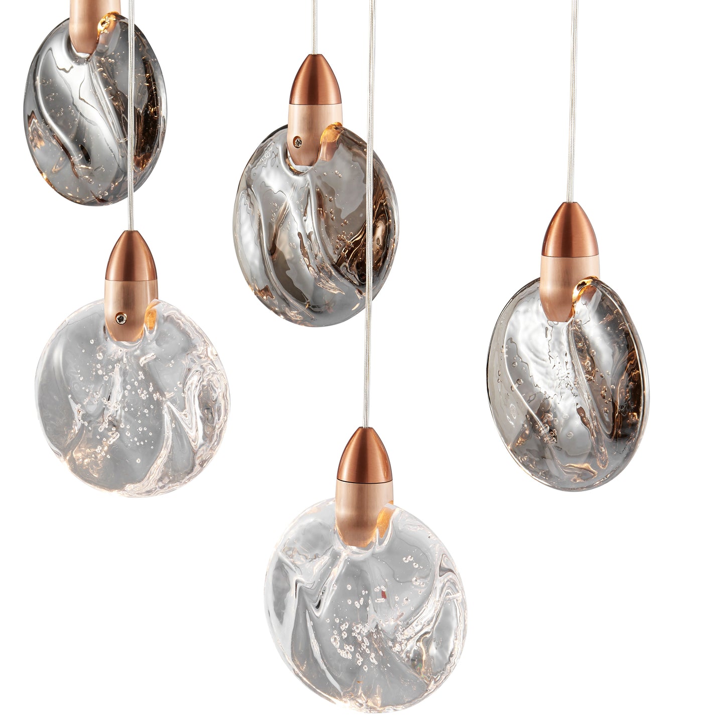 Lustre Rectangular Chandelier // Bronze