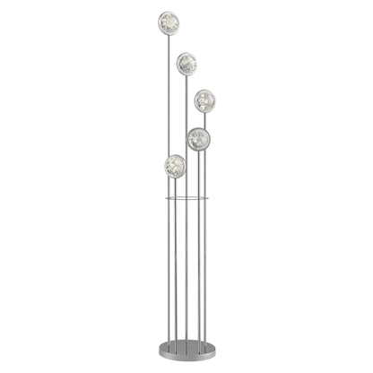 Bubbling Glow Floor Lamp // Chrome