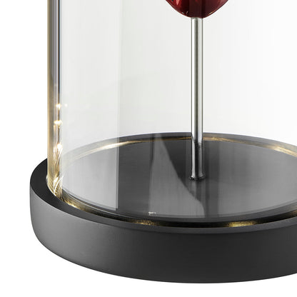 Heart in a Box Resin and Glass LED Sculpture