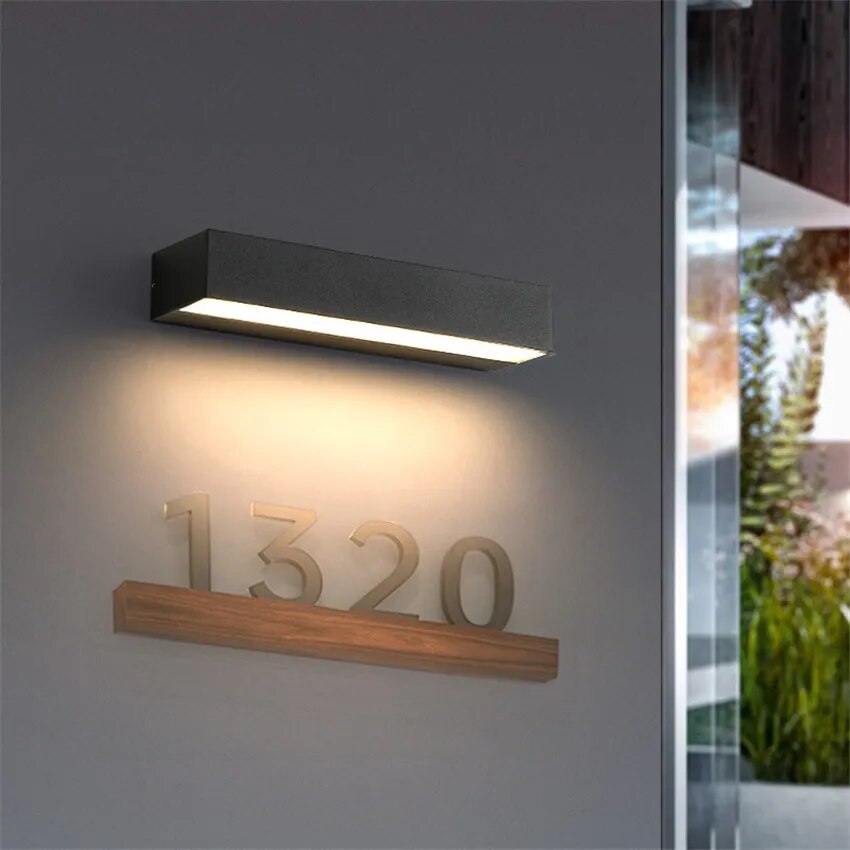 IP65 LED Waterproof Wall Lamps - Modern Indoor Outdoor Lighting for Courtyard, Porch, and Home