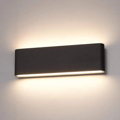 LED Up and Down Wall Lamp Outdoor Wall Light Waterproof Wall Sconce AC90-260V