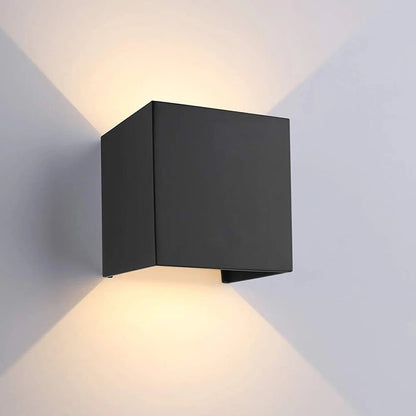 LED Wall Lamp IP65 Waterproof Indoor & Outdoor Aluminum Wall Light Surface Mounted Cube LED Garden Porch Wall Sconce NR-155