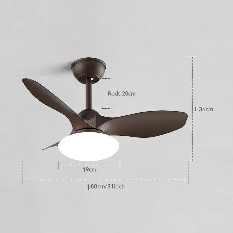 Mini Small Ceiling Fan Lamp Dining Room Bedroom Ceiling Fan Light With Remote Control For Home ventilador techo