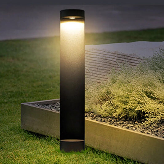 Modern 12W LED Landscape Path Light - Outdoor IP54 Waterproof Garden Bollard Lamp for Lawn, Patio, and Driveway Decor