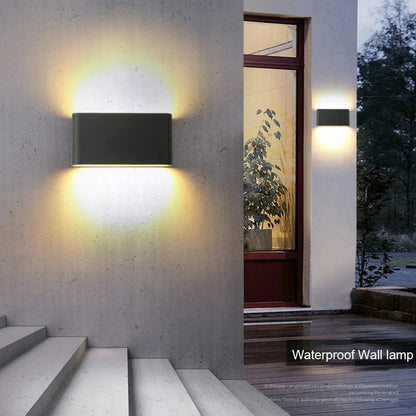 Modern LED Wall Light Dual-Head Outdoor Waterproof IP65 Lamp