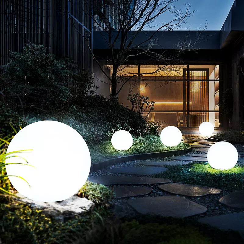 Outdoor LED Garden Ball Lights - Remote Control Multi-Color Waterproof Lawn Lamp for Festive Decor