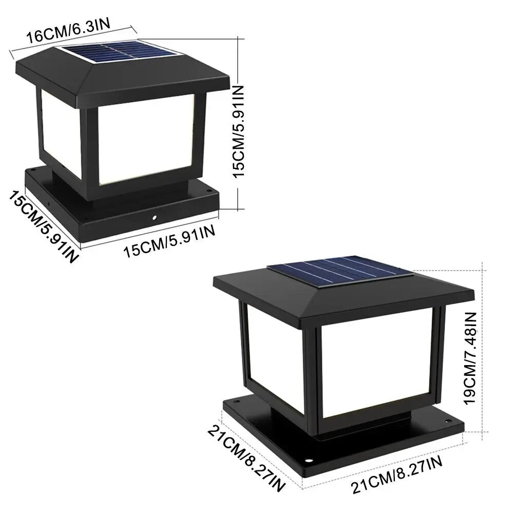 Solar Fence Light - Outdoor Solar Lamp for Garden, Gate, Wall, and Courtyard Decoration