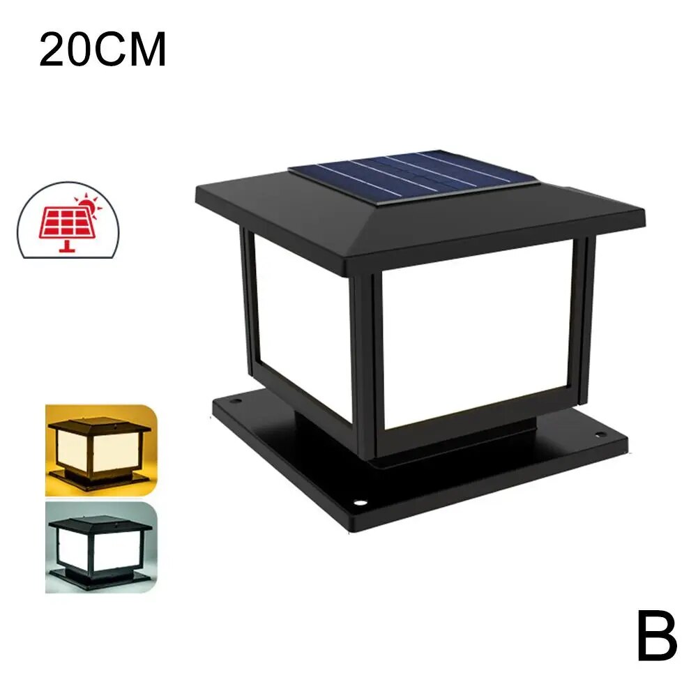 Solar Fence Light - Outdoor Solar Lamp for Garden, Gate, Wall, and Courtyard Decoration