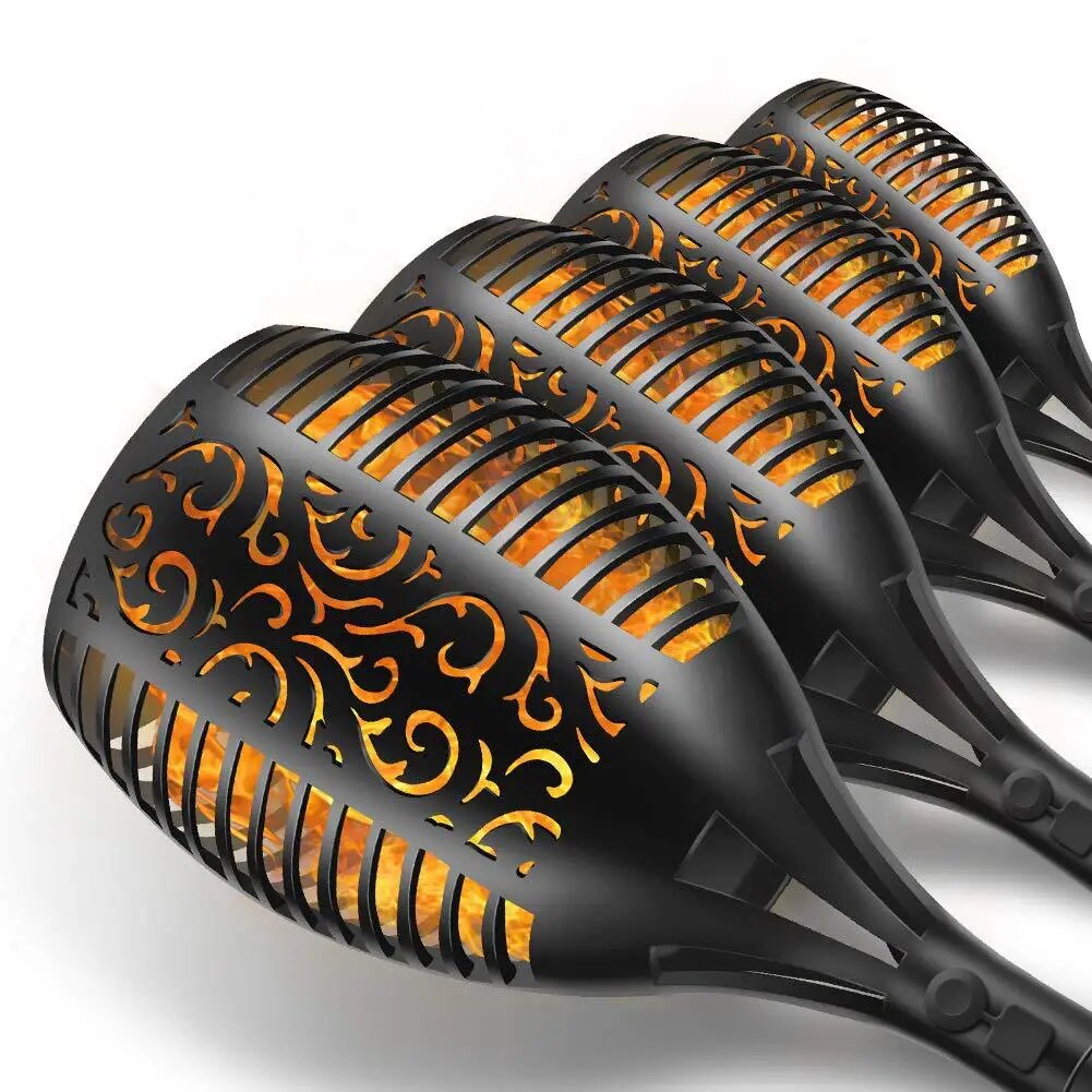 Solar Flame Torch Light - Waterproof Garden Decoration Outdoor Lawn Path Yard Patio Floor Lamp