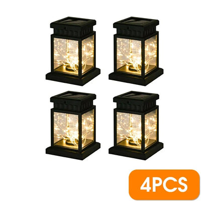 Solar Lantern Light - Portable LED Waterproof Outdoor Garden Hanging Lamp