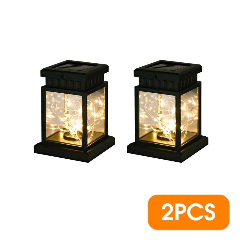 Solar Lantern Light - Portable LED Waterproof Outdoor Garden Hanging Lamp