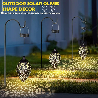 Solar LED Lantern Garland - Waterproof Garden Light for Outdoor Fairy Lighting and Decoration