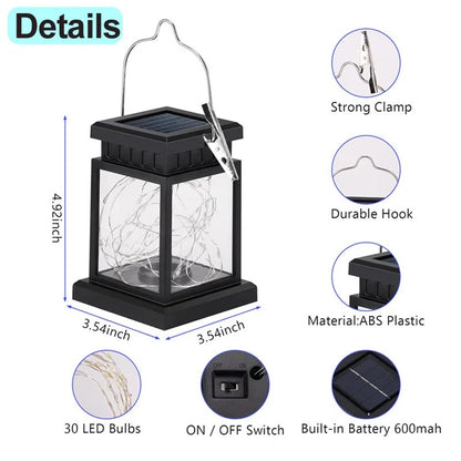 Solar LED Outdoor Floor Lanterns - Waterproof, Powered Candle Lights for Garden, Balcony, and Terrace