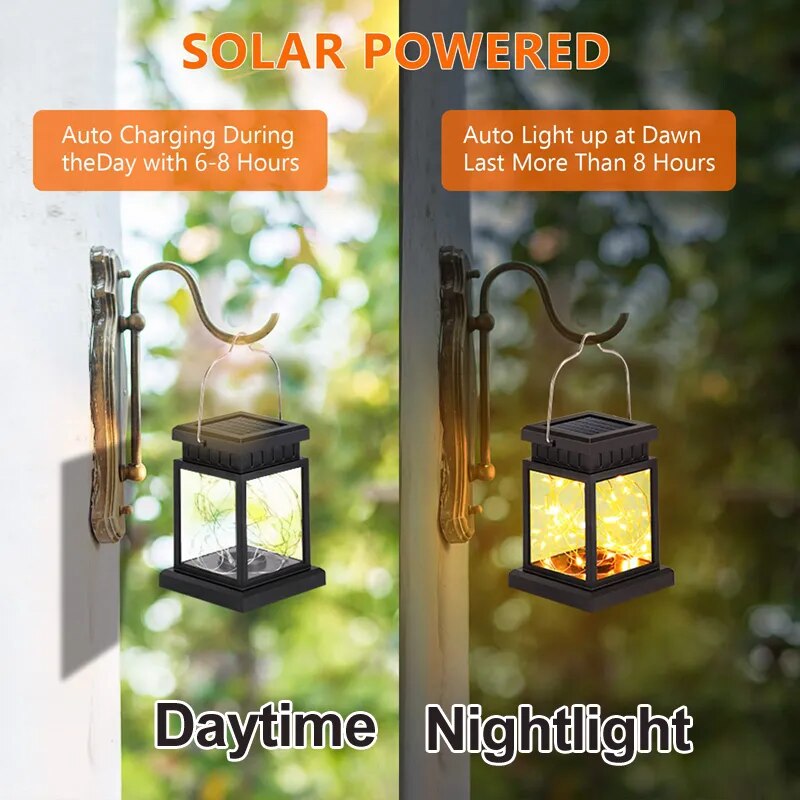 Solar LED Outdoor Floor Lanterns - Waterproof, Powered Candle Lights for Garden, Balcony, and Terrace