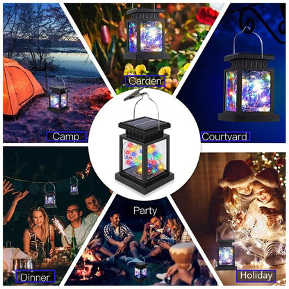 Solar LED Outdoor Floor Lanterns - Waterproof, Powered Candle Lights for Garden, Balcony, and Terrace