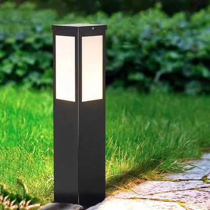 Thrisdar 60CM Stainless Steel Outdoor Garden Pillar Light