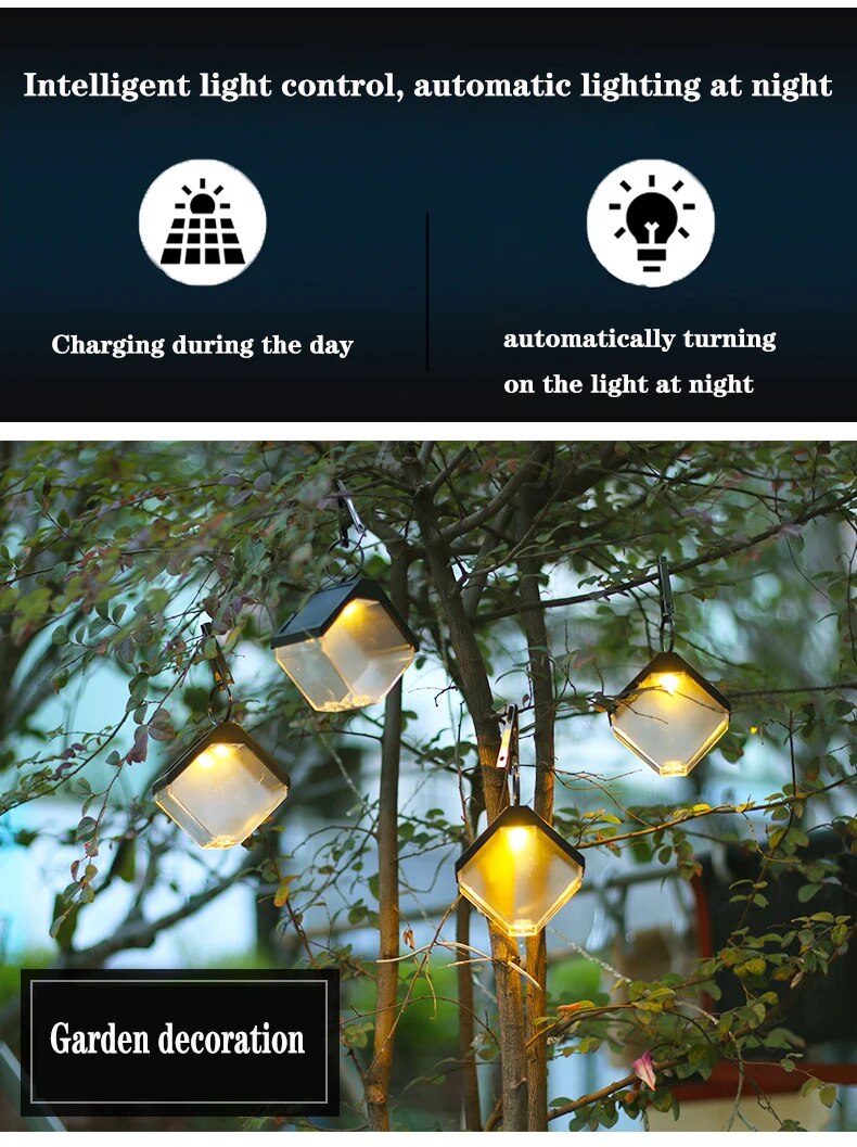 Wireless LED Solar Light - Colorful Waterproof Outdoor Decoration for Courtyard, Porch, and Garden