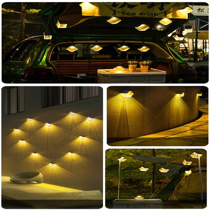 Wireless LED Solar Light - Colorful Waterproof Outdoor Decoration for Courtyard, Porch, and Garden